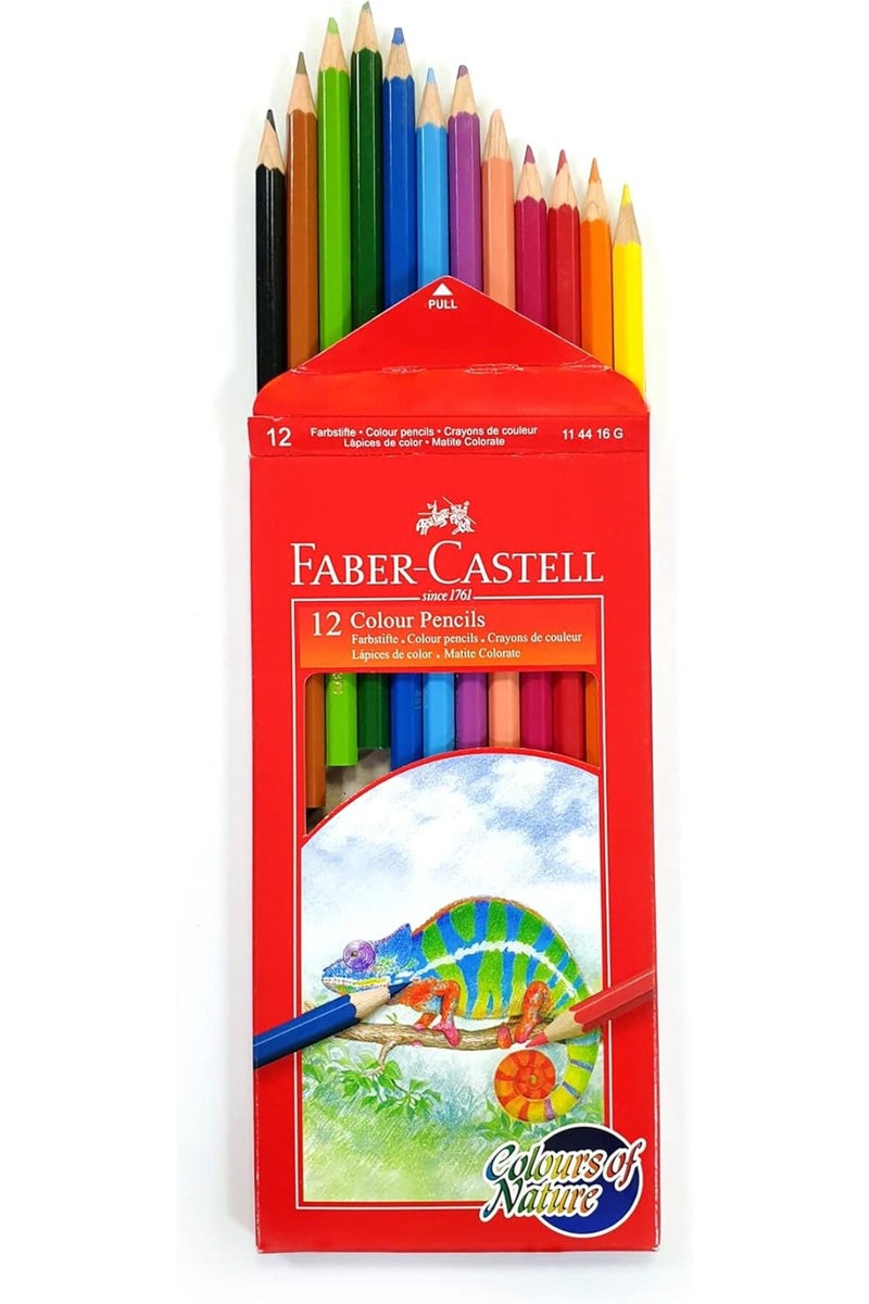 Faber-Castell Color Pencils, 12 Pieces - Image 3